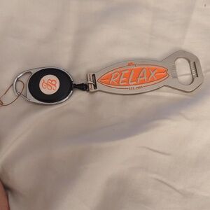 Tommy Bahama Orange and Silver Bottle Opener